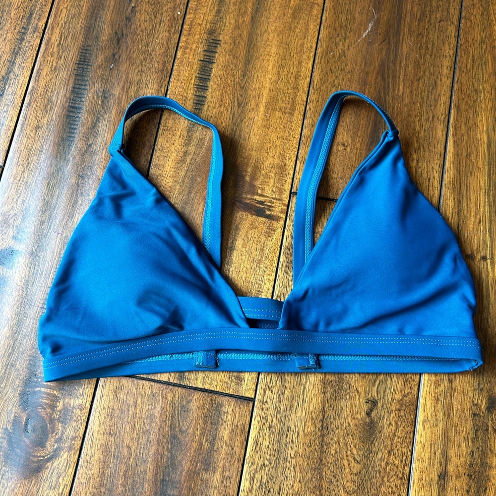 Blue Bikini Top